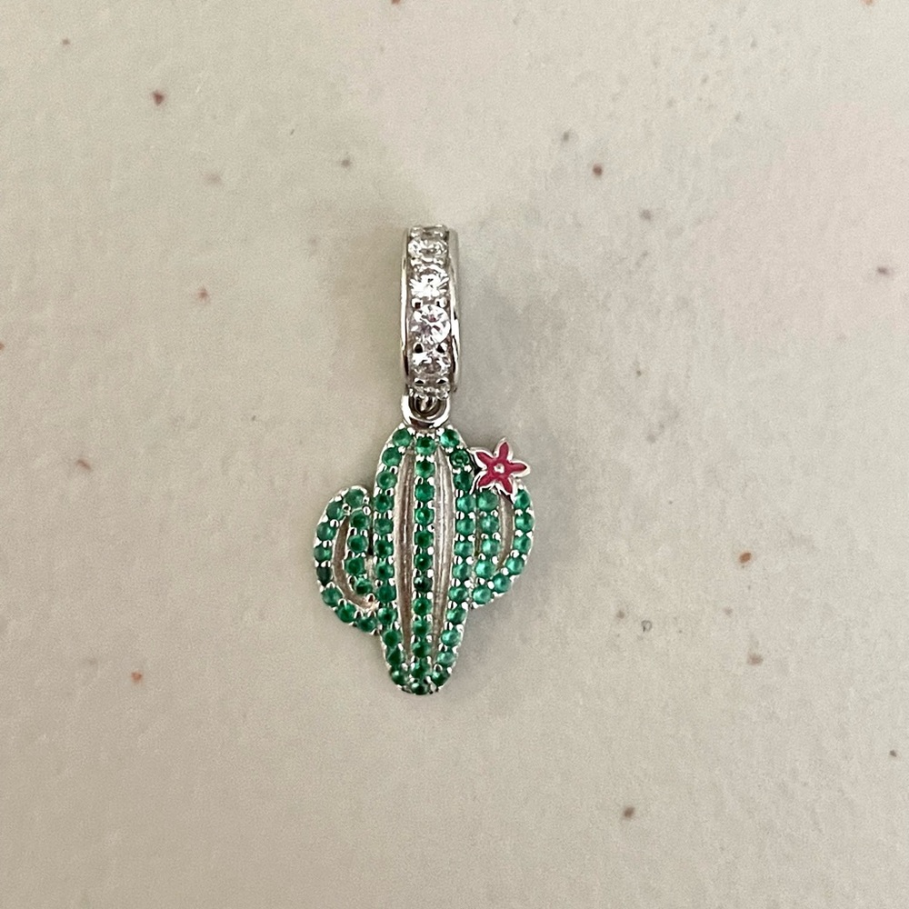 Desert Cactus Bracelet Charm